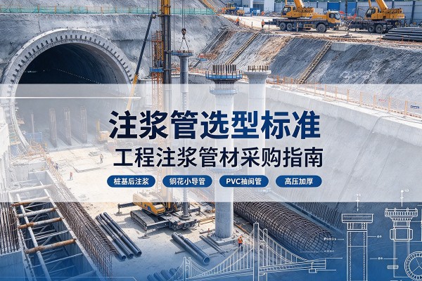 潮南注浆管选型标准