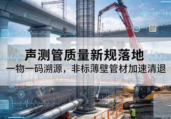潮南声测管质量新规落地，一物一码溯源，非标薄壁管材加速清退